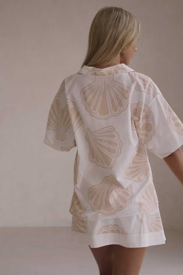 Celestia Top - Coastal Shell