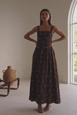 Video, Flores Dress - Chocolate Speck