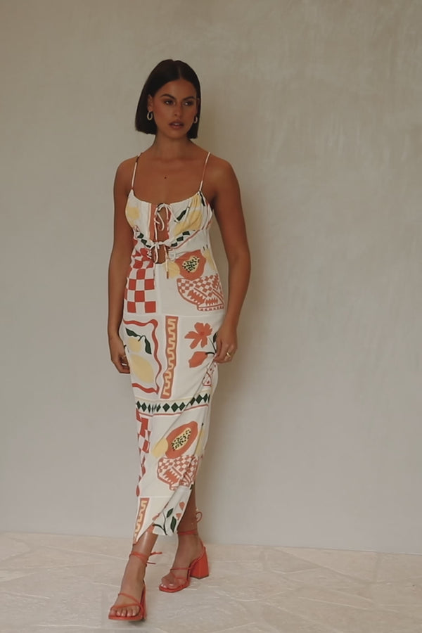 Piper Midi Dress - Prego Rossa