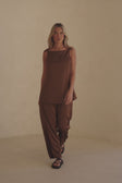 Video, Kinsley Jumpsuit - Chocolate