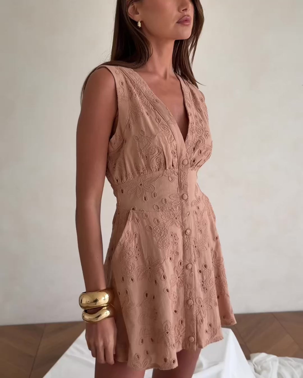 Shaelagh Dress - Clay Motif