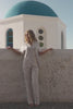 Kalila Crochet Pants - Ivory White Beige