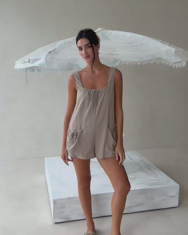 Brita Playsuit - Khaki