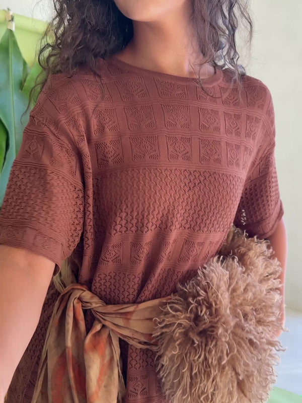 Nixie Top - Chocolate