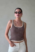 Video, Lennie Top - Chocolate Stripe