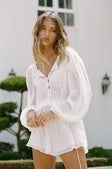SAMPLE-Sheer Dove Playsuit