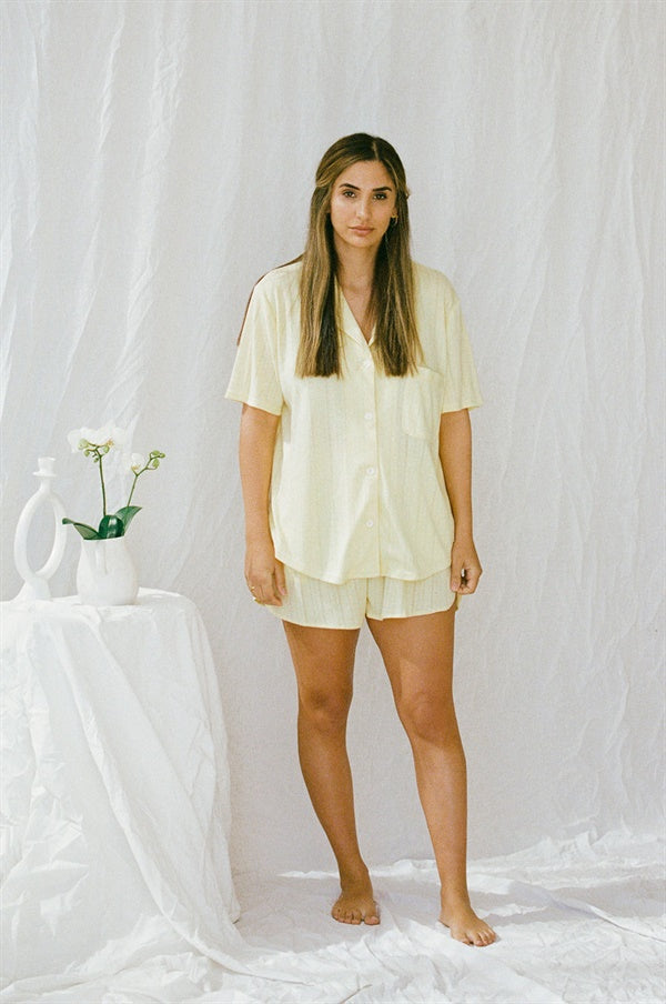 Siesta PJ Top - Lemon