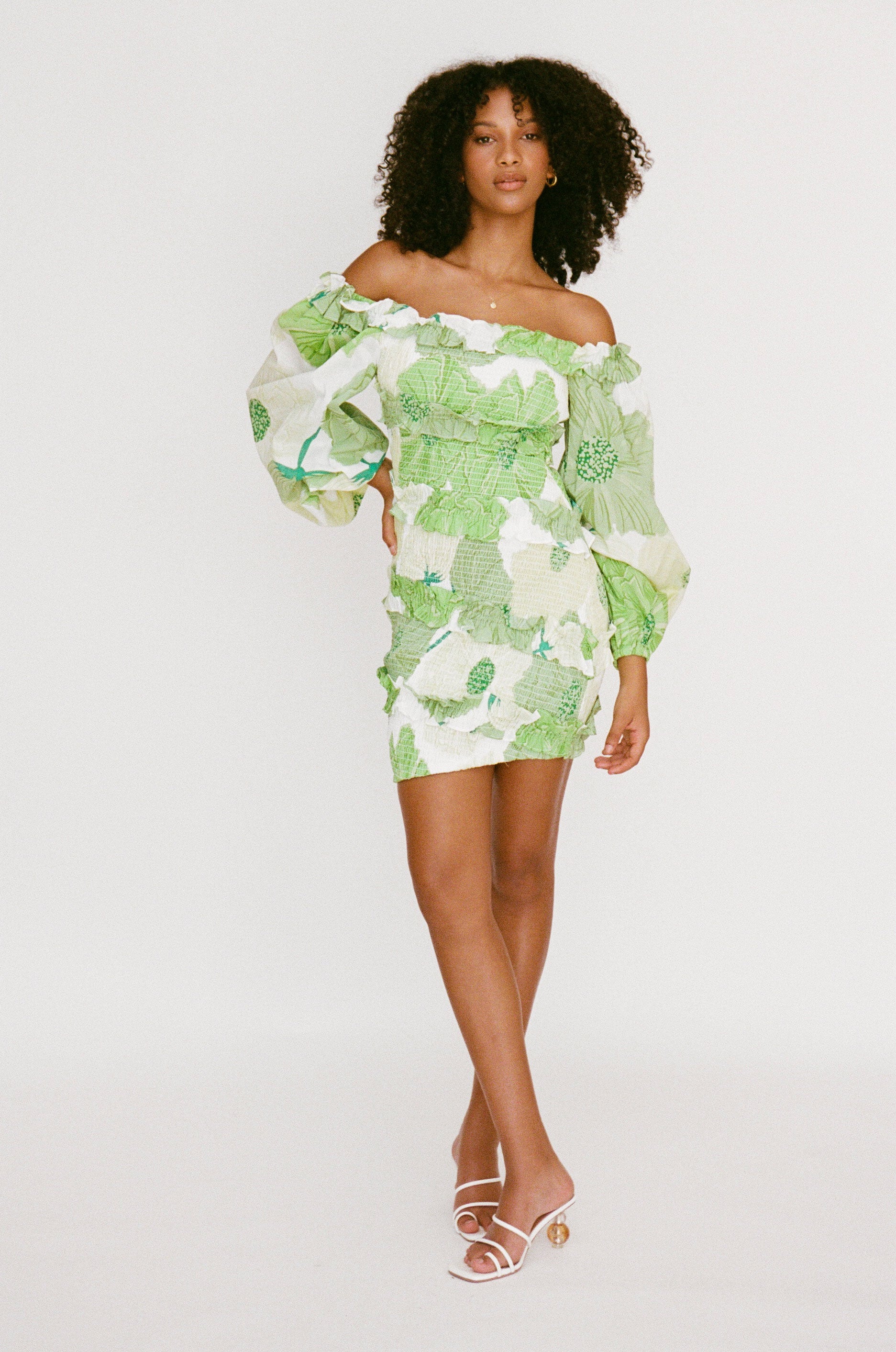 SAMPLE-Berlyn Shirred Dress