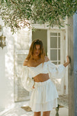 SAMPLE-Belted Zoe Skirt - White