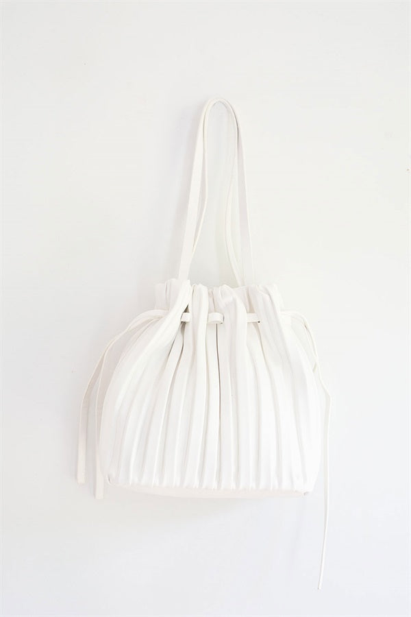 Nadia Bucket Bag - White