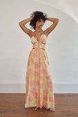 SAMPLE-Baila Maxi Dress - Painted Flower