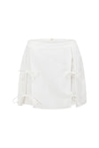 Estabar Split Skort - White