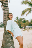 SAMPLE-Wanderer Shorts - Blue Minky