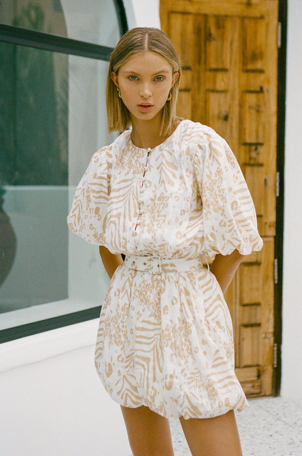 SAMPLE-Aura Linen Dress