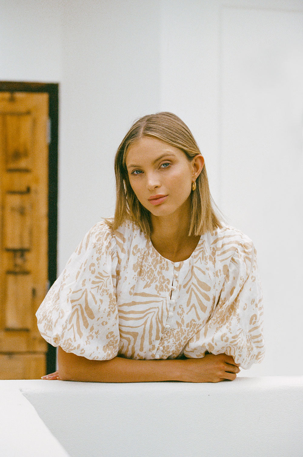 SAMPLE-Aura Linen Dress