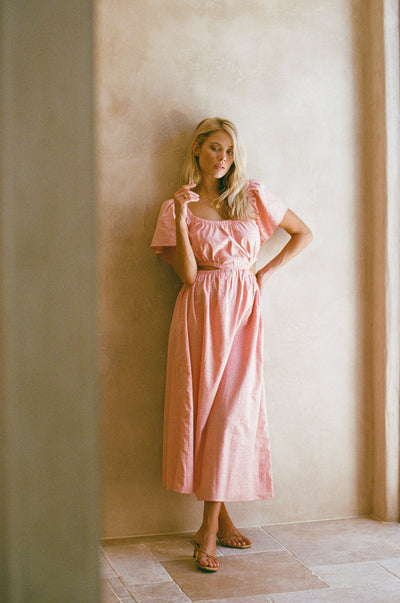 Ezzy Midi Dress - Pink