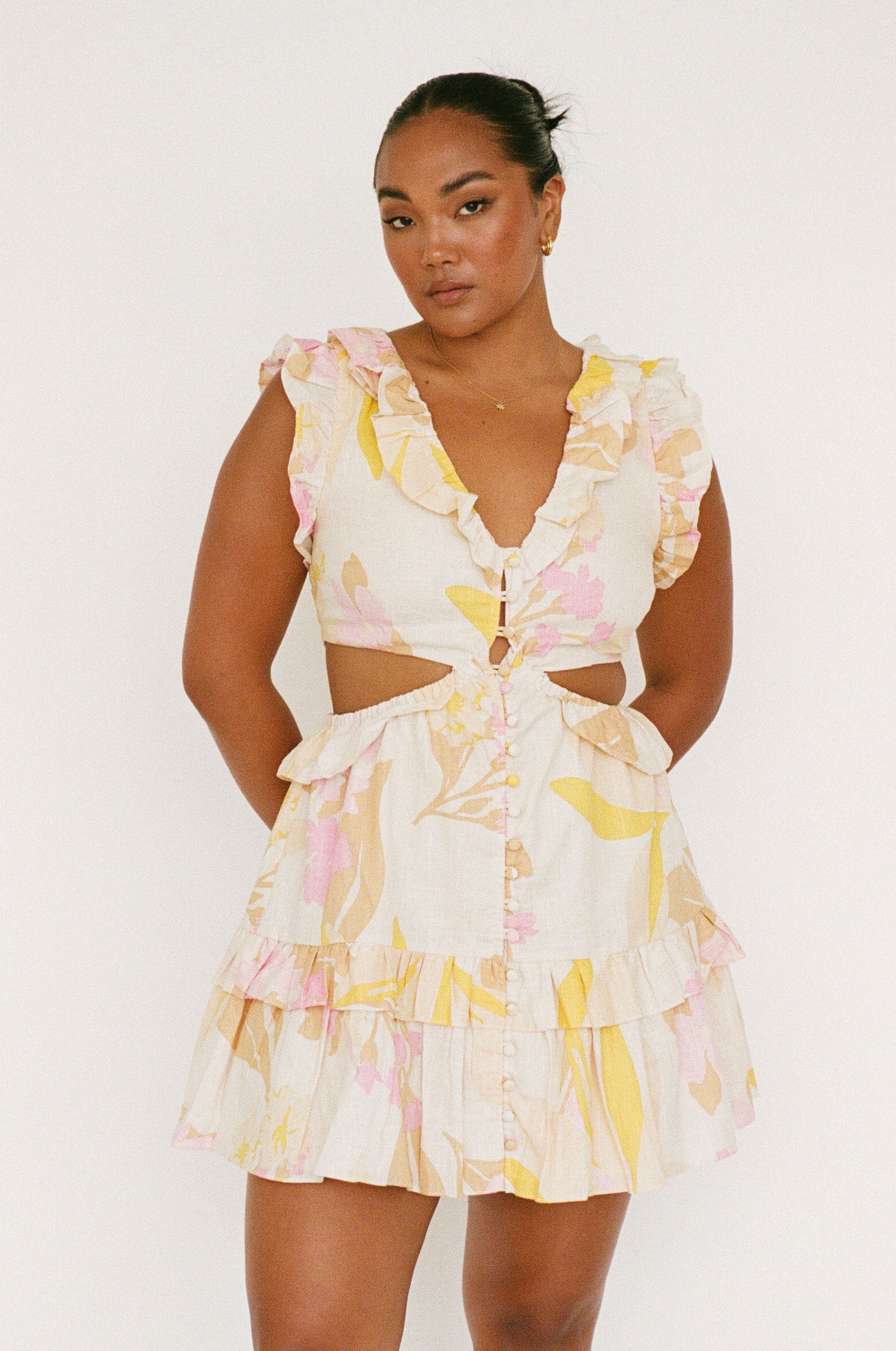 SAMPLE-Evaia Frill Dress