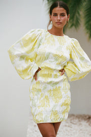 Banks Shirred Dress - Solstice Floral