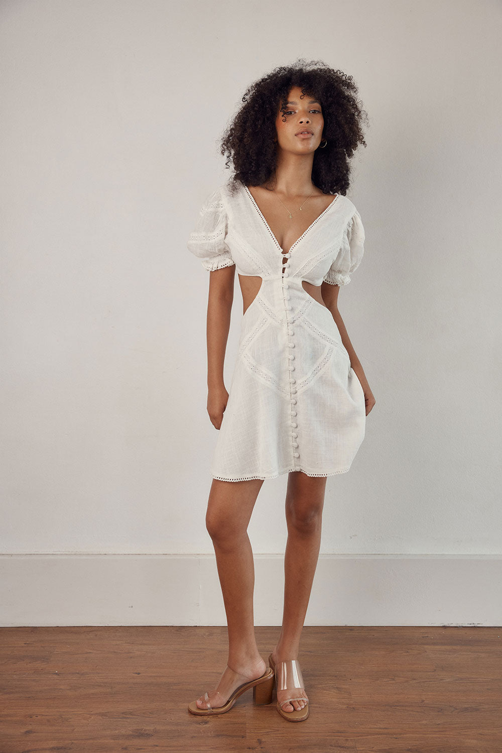SAMPLE-Paisley Cutout Dress