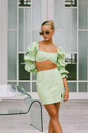 SAMPLE-Jade Skirt - Green