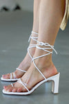 Strappy Rafaela Heels - White