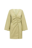 SAMPLE-Minna Button Dress - Moss